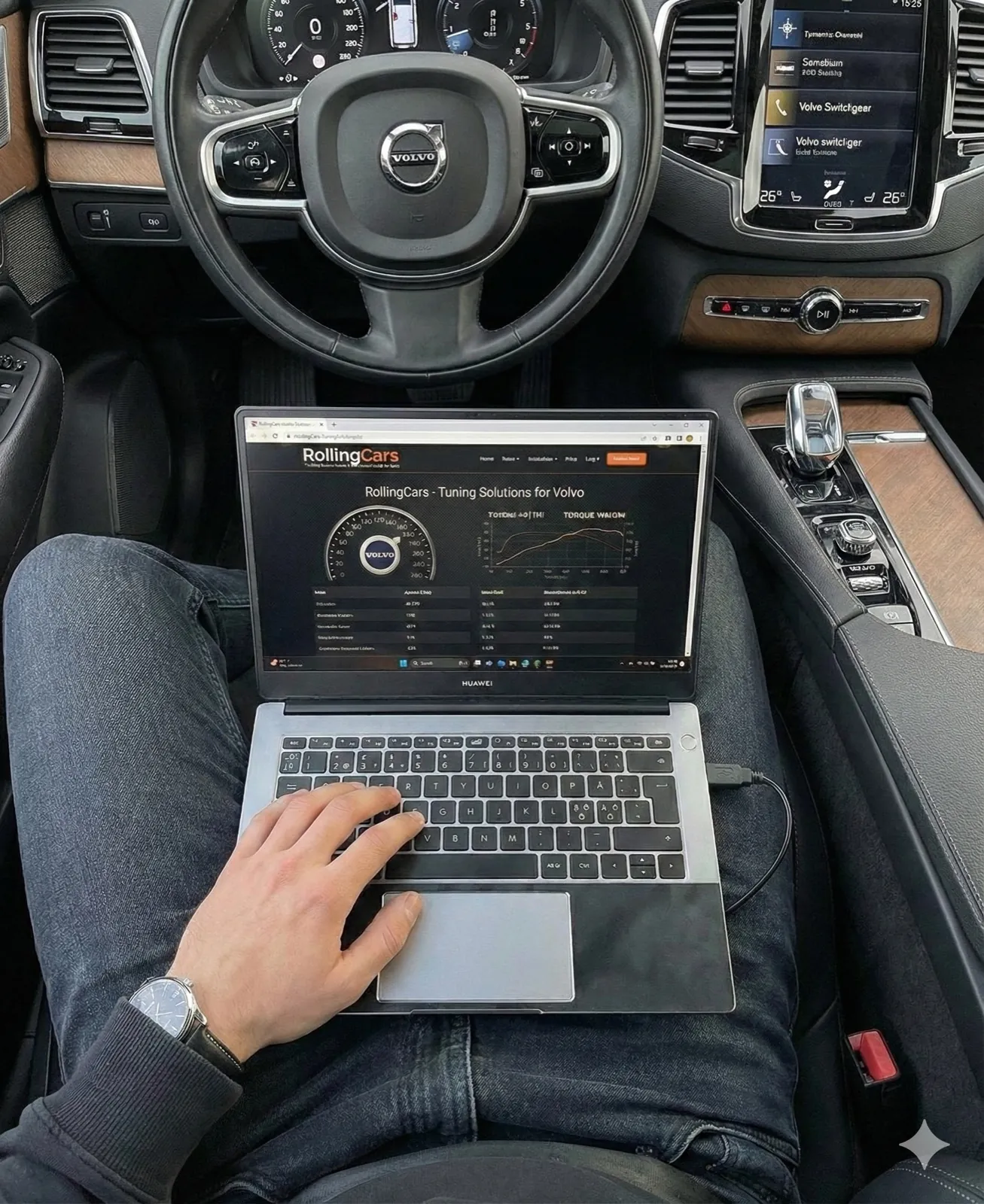 Motoroptimering steg 1 hos Rolling Cars i Växjö